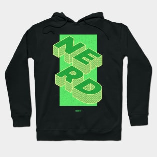 Nerd - Abstract style in green Hoodie